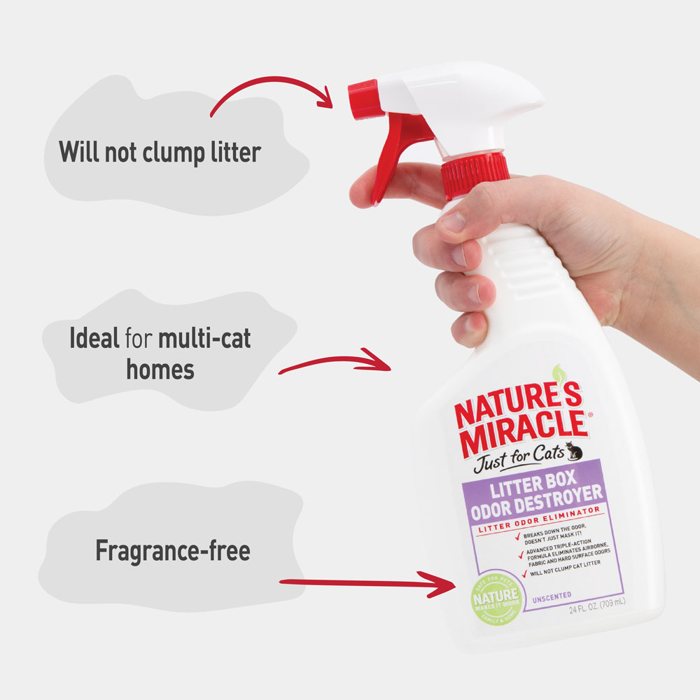 Litter Box Odor Destroyer Spray Nature s Miracle
